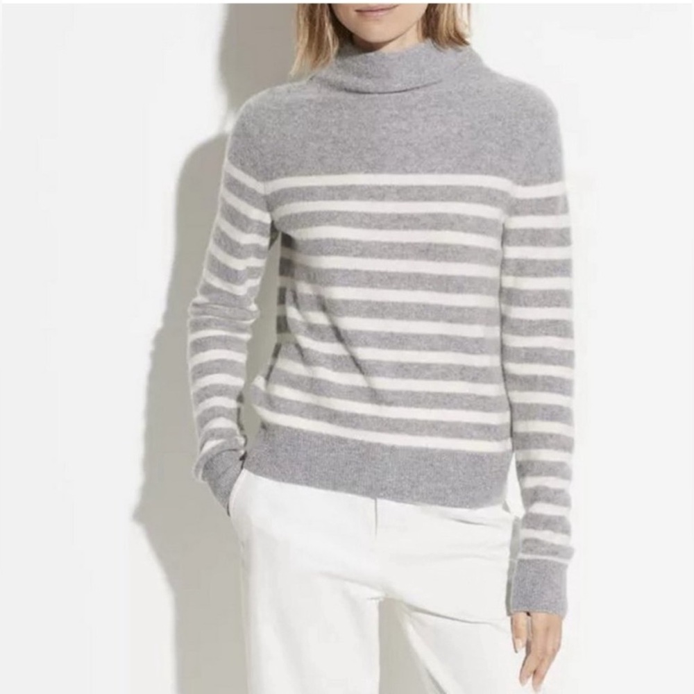 Vince Plush Cashmere Funnel Neck Sweater (NWOT). Size: Small